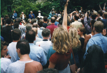 Einweihung der Stele