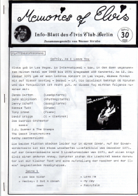 Memories Of Elvis - Nr. 30
