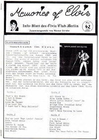 Memories Of Elvis - Nr. 42