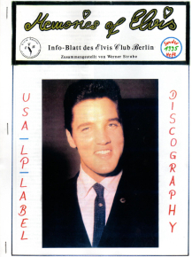 Memories Of Elvis Sonderheft 1995